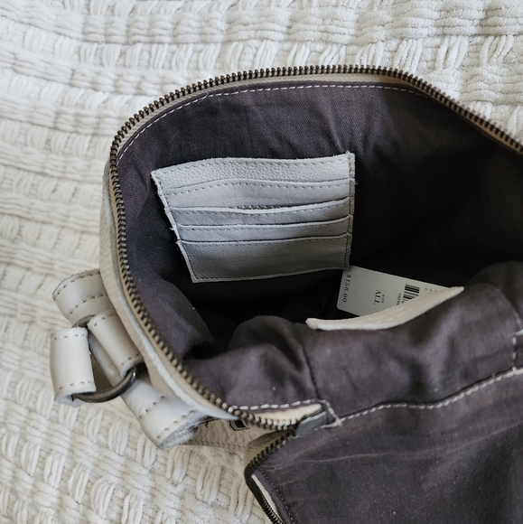 Anthropologie Cut n' Paste Cream Crossbody Bag - Picture 5 of 13